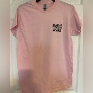 🚨2/$20. Brand New. Pink shirt day - Save the world. Adult size small